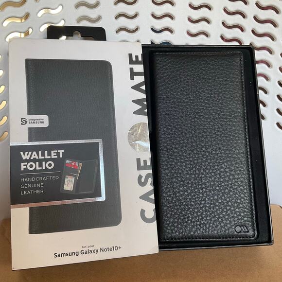 Case-Mate Wallet Folio Case for Samsung Galaxy Note 10 - Black - Picture 5 of 7